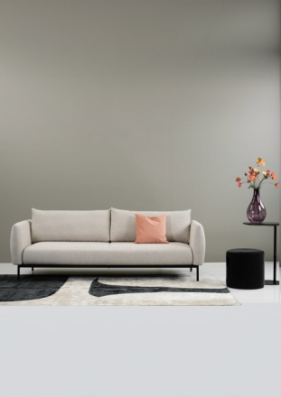 Slaapbank Mallo / Loop Beige (geen nice price stof, stofklasse A)